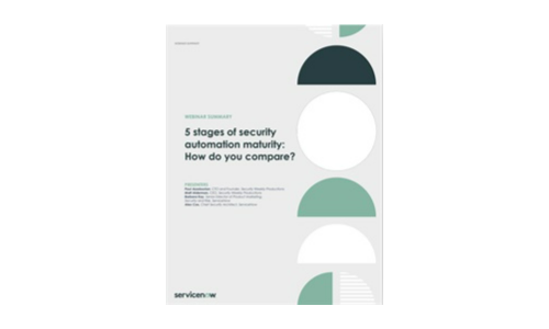 5 stages of security automation maturity: how do you compare?