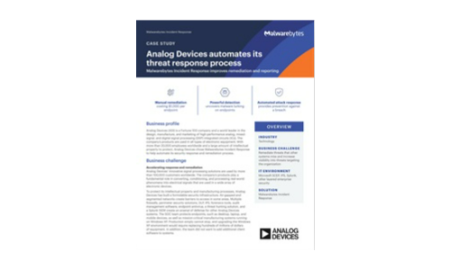 Analog Devices Automates its Threat Response Process