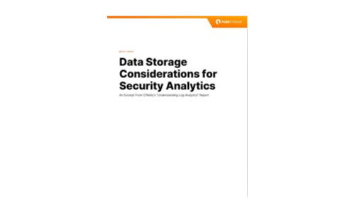 Data Storage Considerations for Security Analytics