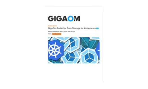 GigaOm Radar for Data Storage for Kubernetes