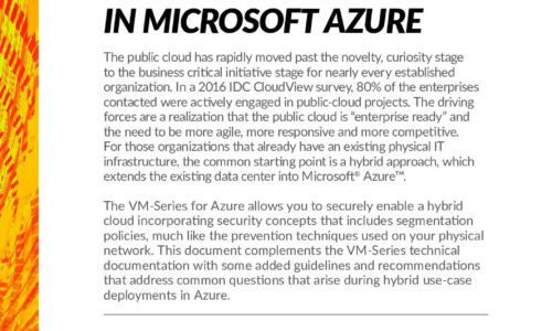 Securely Enabling a Hybrid Cloud in Microsoft Azure