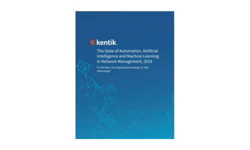 The State of Automation, Artificial Intelligence and Machine Learning in Network Management, 2019