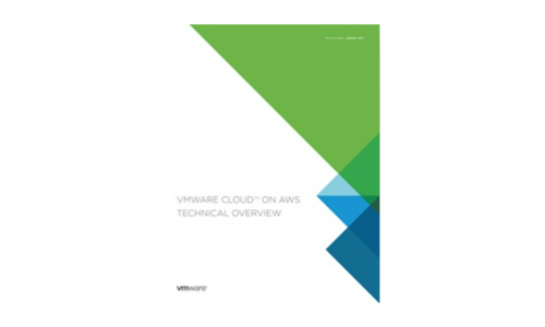 Vmware Cloudâ„¢ On AWS Technical Overview